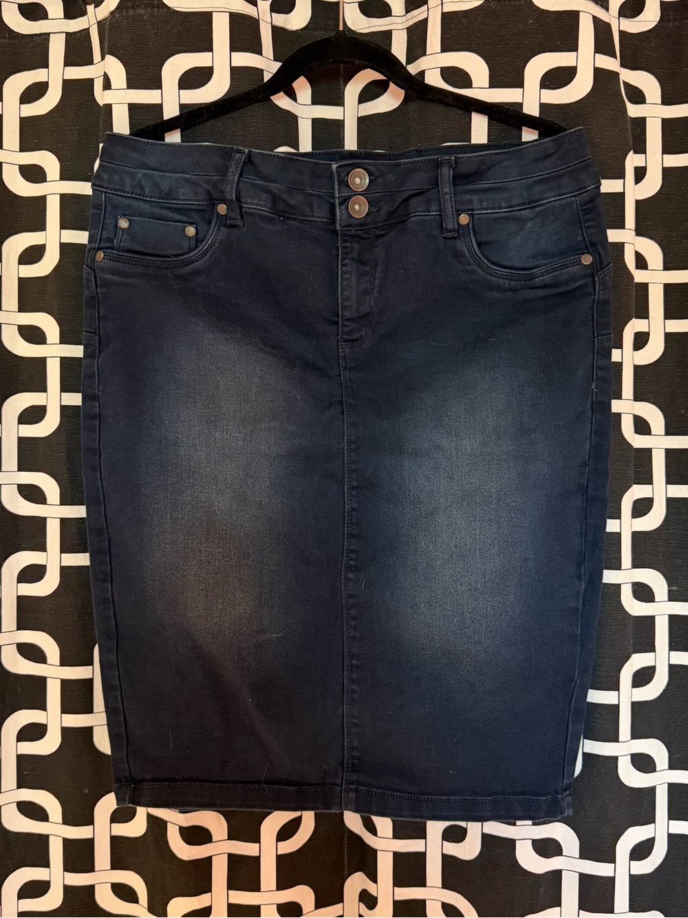 Suko Jeans Denim Pencil Skirt